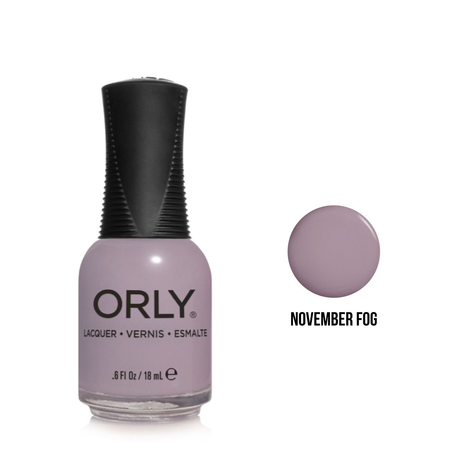 ESMALTE ORLY NOVEMBER FOG FRASCO 18 ML