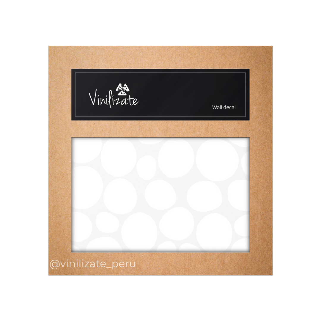 VINILOS DECORATIVOS VINILIZATE IRREGULAR DOTS BLANCO