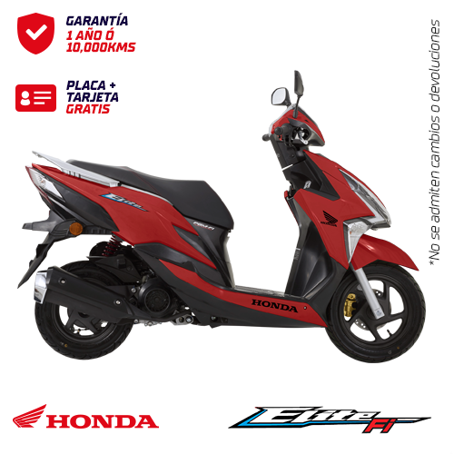 MOTO HONDA ELITE ROJO 125CC AÑO DE FABRICACIÓN 2022 Y AÑOS DE MODELO 2023