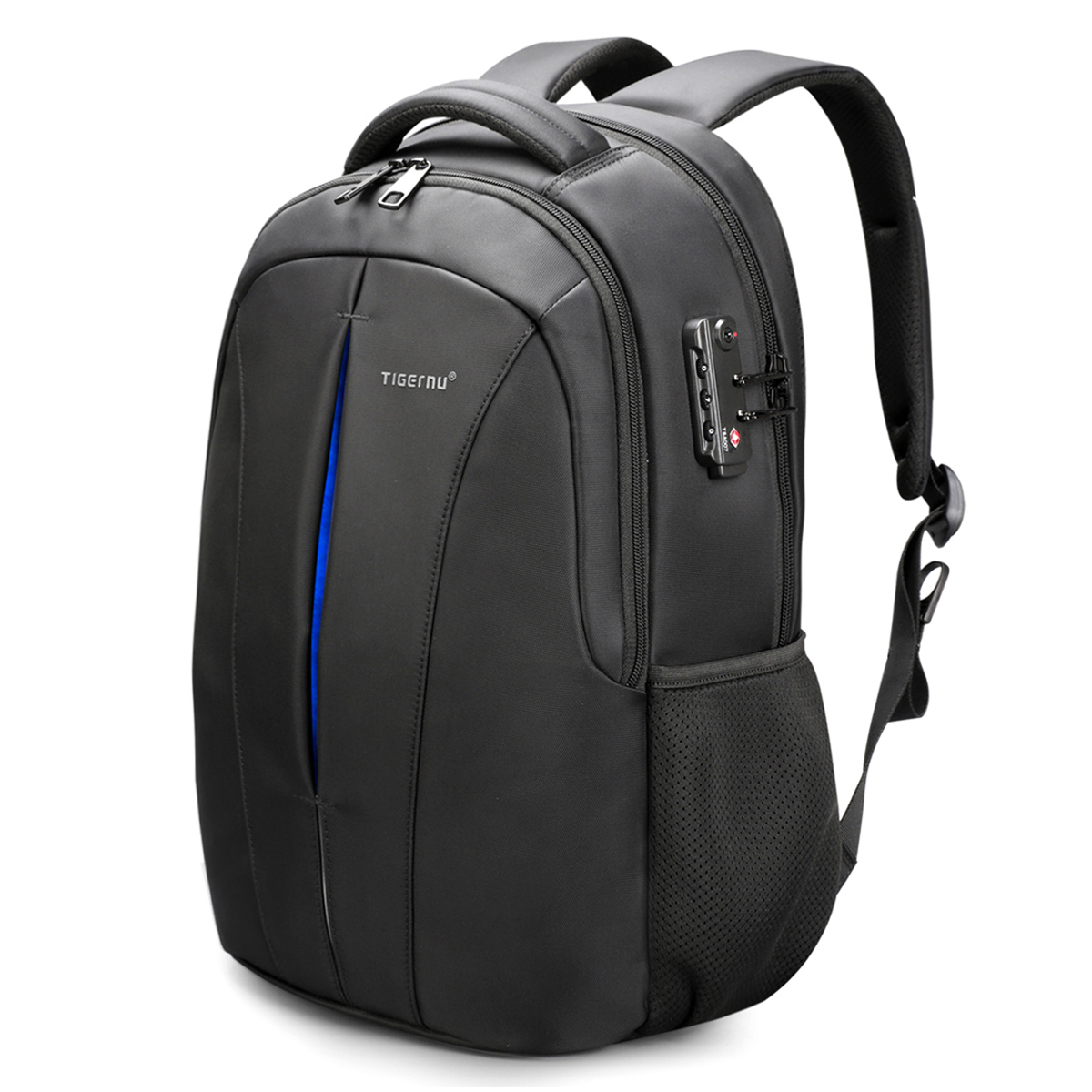 MOCHILA HOMBRE TIGERNU T-B3105A LAPTOP VIAJE ANTIRROBO NEGRO