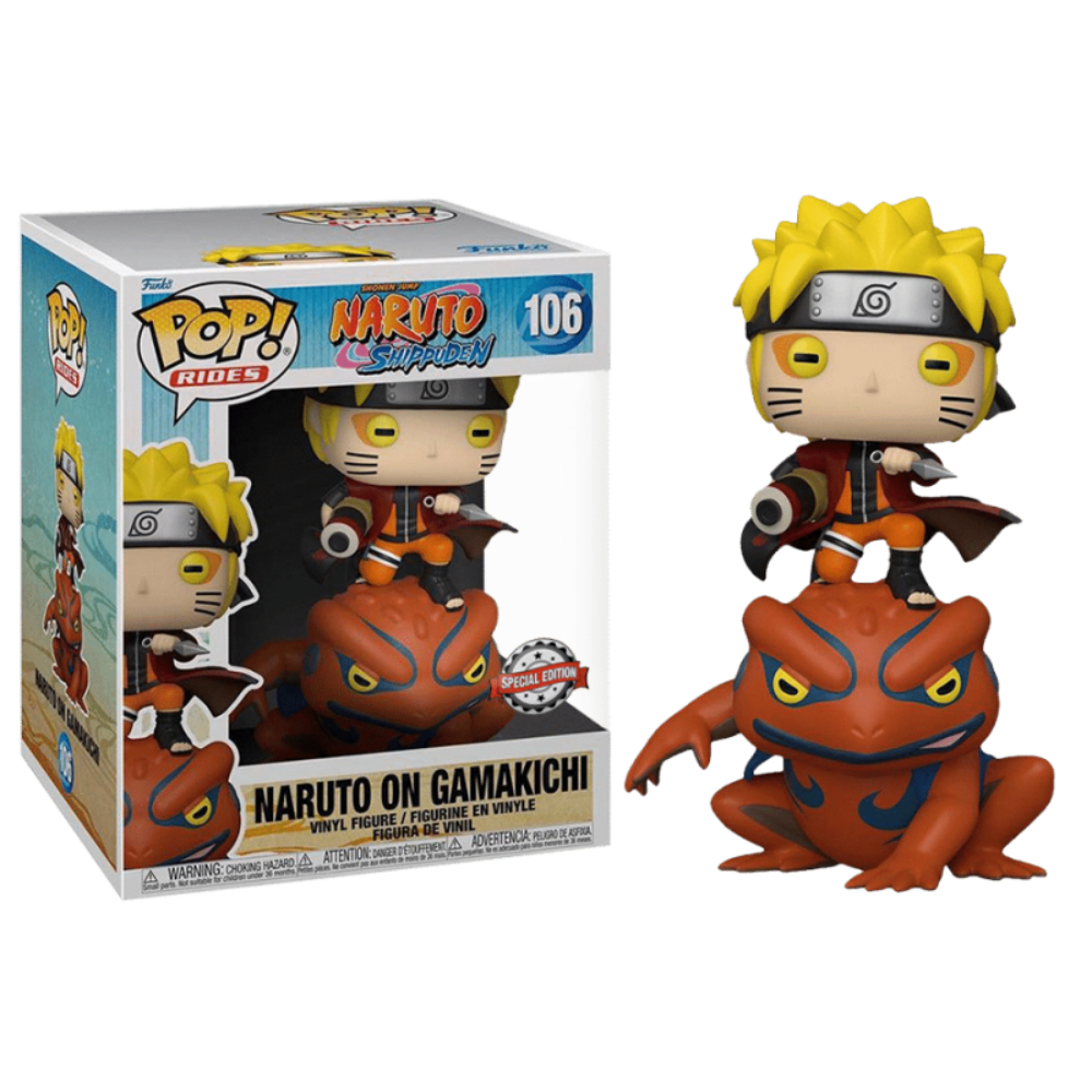 FUNKO POP NARUTO - NARUTO ON GAMAKICHI