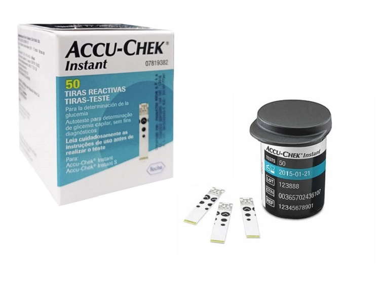 TIRAS REACTIVAS ACCU-CHEK INSTANT