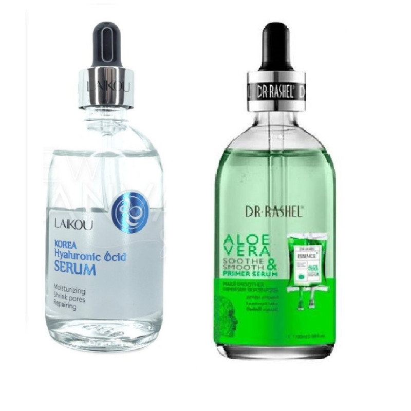 SERUM HIALURONICO ESCENCIA DE CARACOL - LAIKOU + SERUM ALOE VERA - DR RASHEL