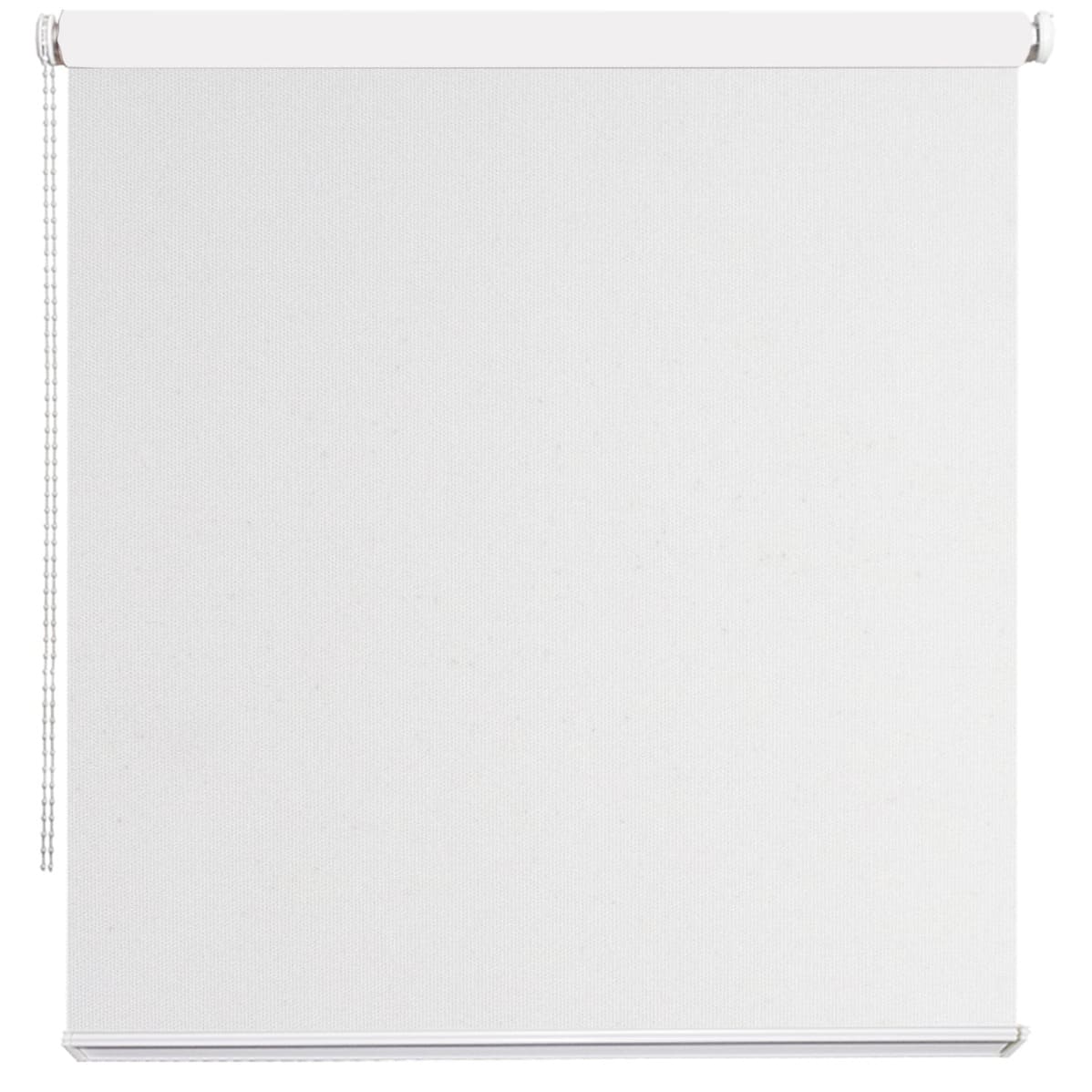 CORTINA ROLLER BLACKOUT TEXTIL NATURAL BLANCO 90CMANCHO X 300CMALTO