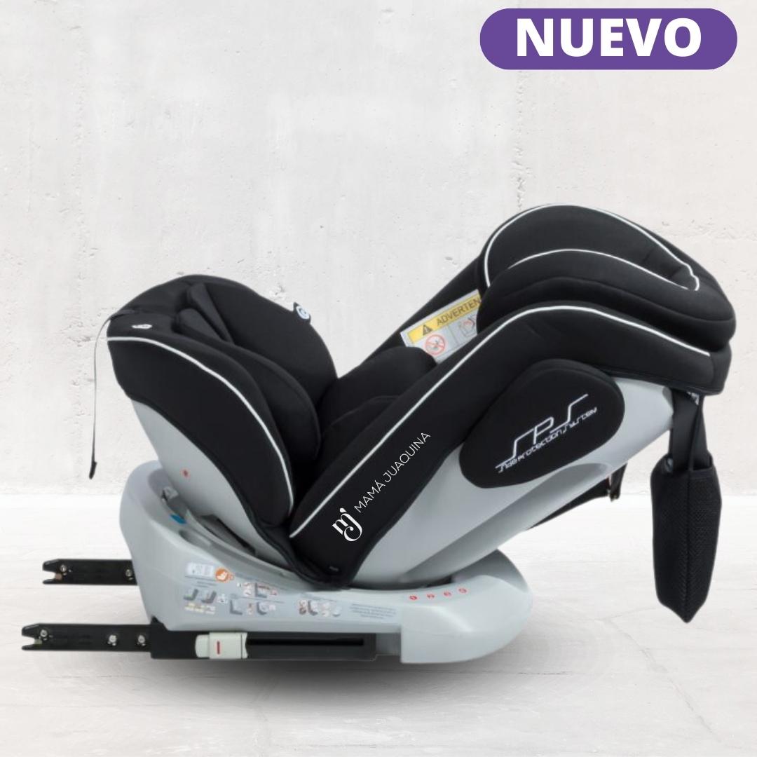 SILLA DE AUTO GIRATORIO 360° EBABY «RONA ISOFIX» GRIS CLARO