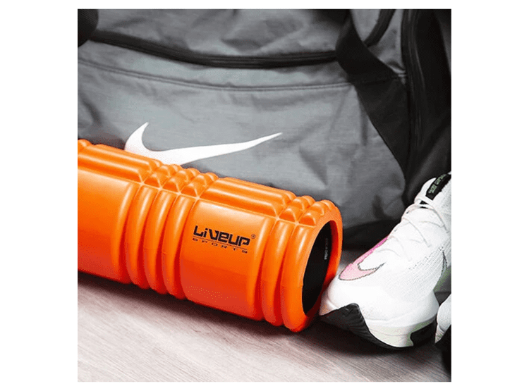 FOAM ROLLER NARANJA 33×14 CM LIVE UP