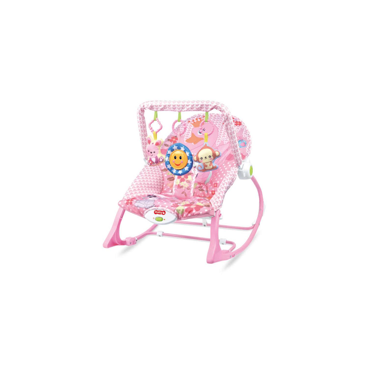TIIBABY MECEDORA VIBRADORA MUSICAL- ROSADO - 2