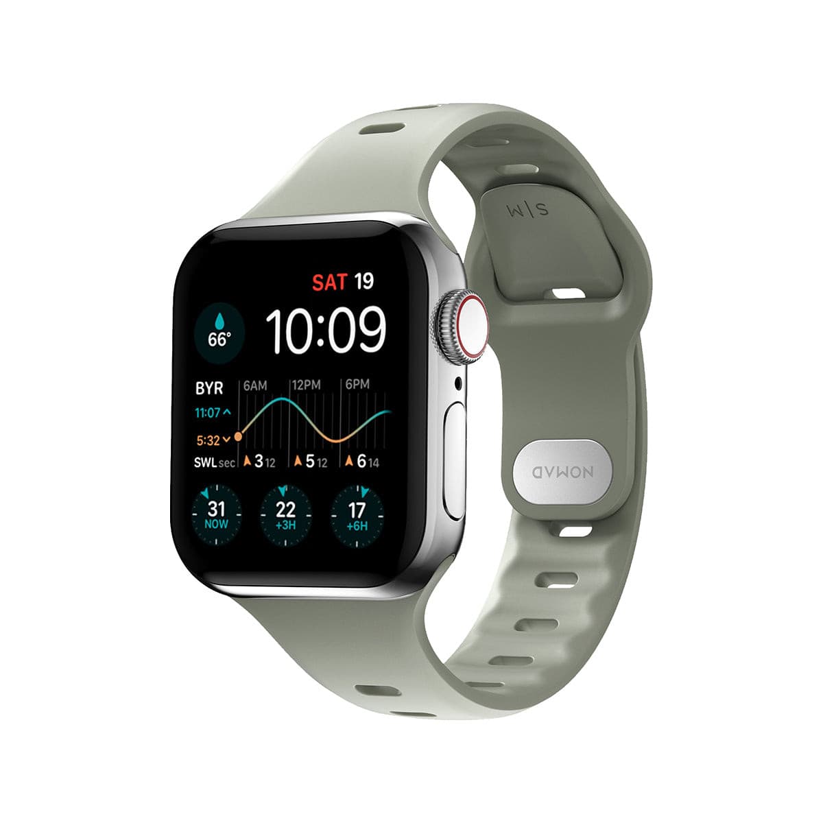 NOMAD Sport Slim Band for Apple Watch [40mm/41mm] (Sage)