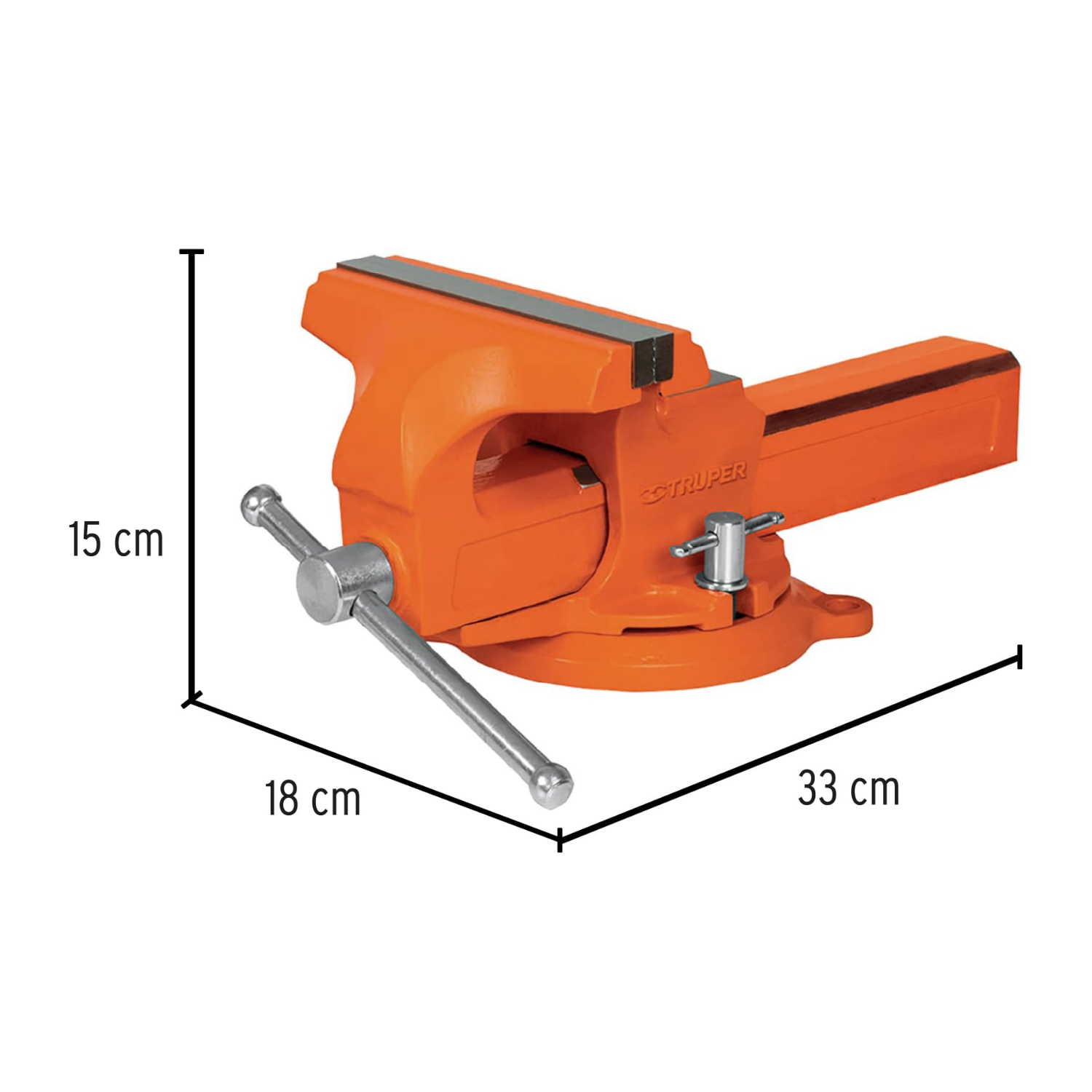 TORNILLO DE BANCO TIPO EUROPEO 5' TRUPER