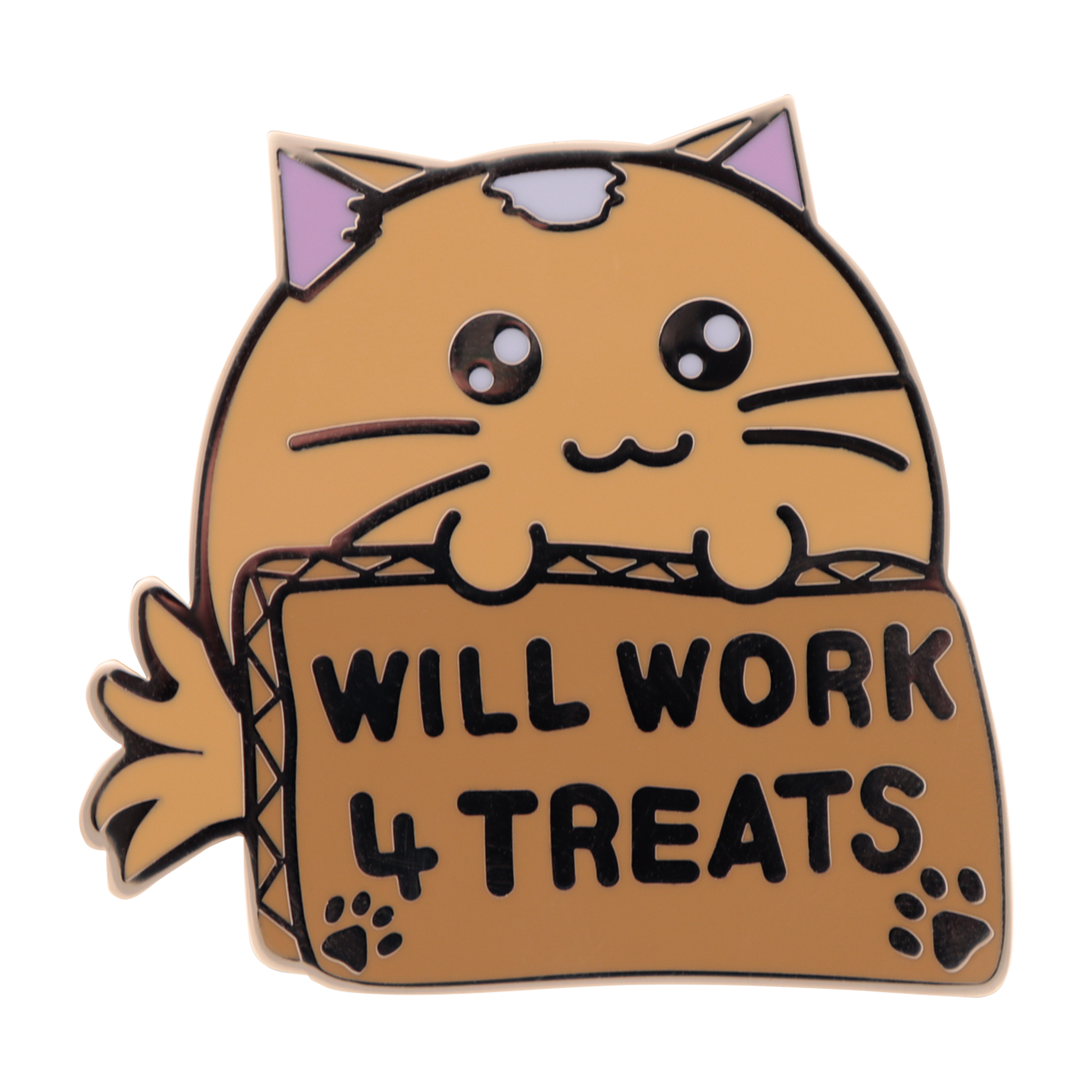 Fanattik Fuzzballs Whisky Will Work 4 Treats Pin Badge - Limited Edition