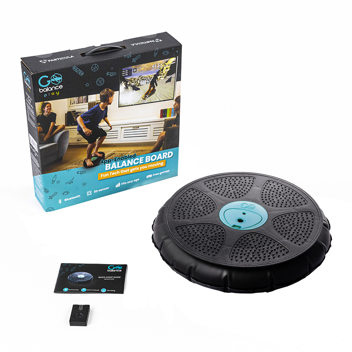 Particula GoBalance Play Smart Balance Board with App Tracking