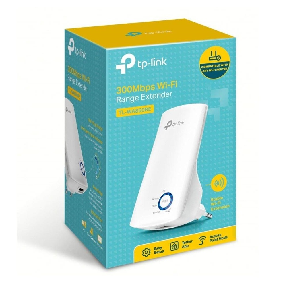 TP-LINK - EXTENSOR DE RANGO TL-WA850RE WI-FI 300MBPS