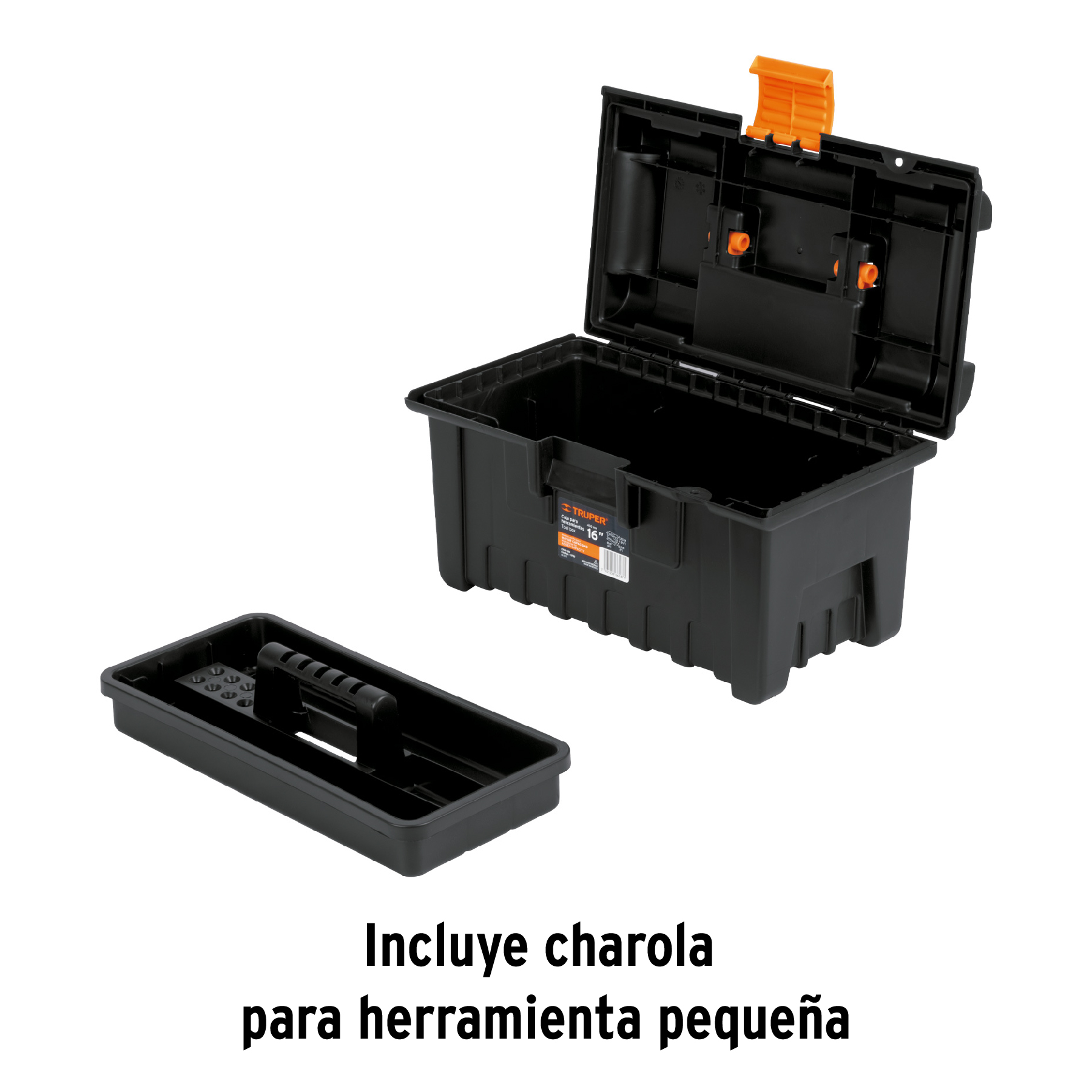 CAJA PARA HERRAMIENTA DE 16' SIN COMPARTIMENTOS TRUPER