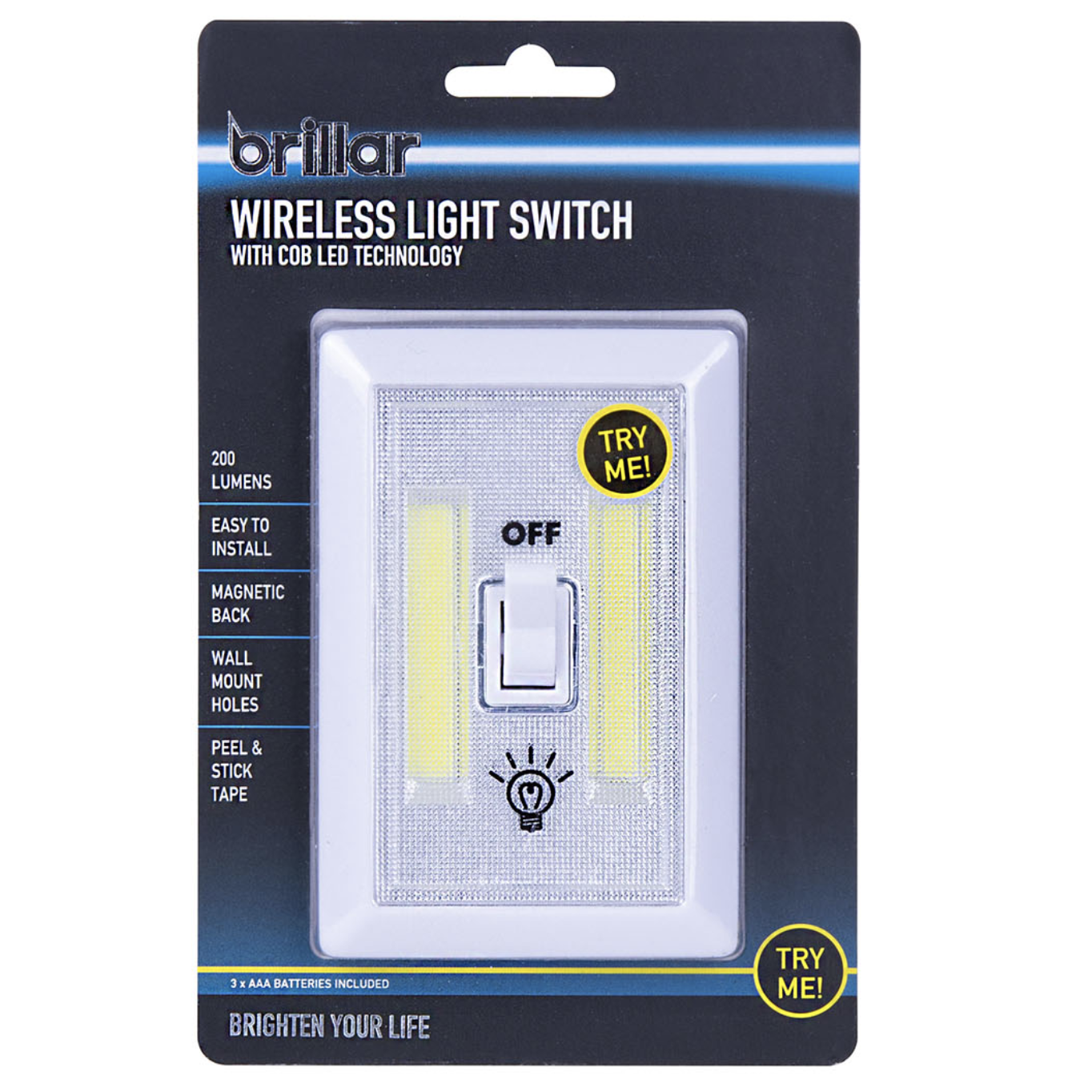 Brillar LED Light Switchwith Cob LED Technology