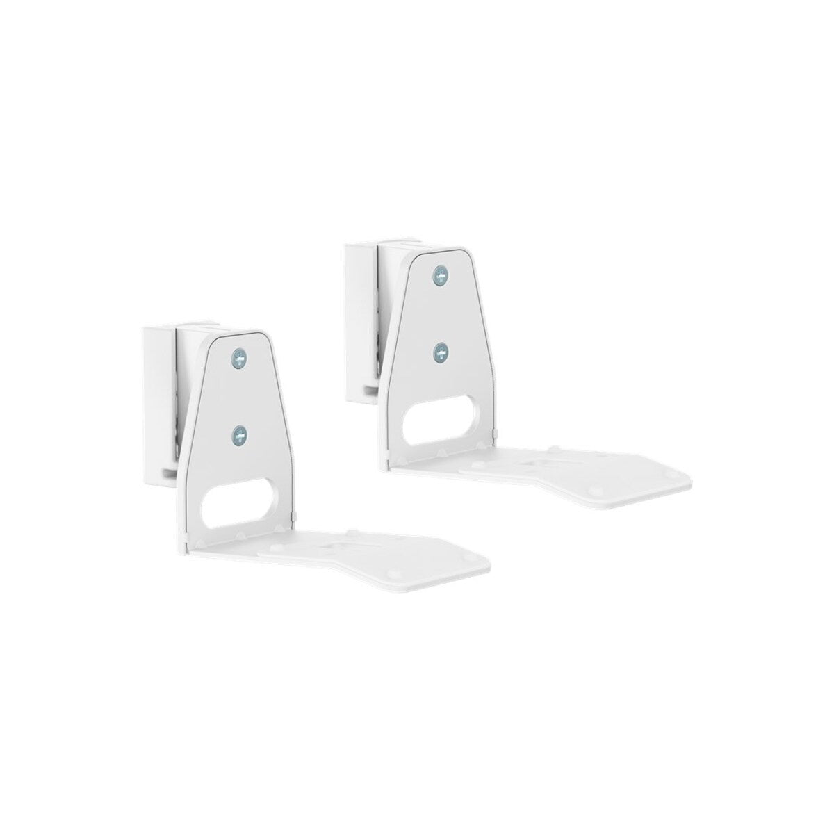 Goobay Speaker Wall Mount Modern Era 3 Flex, 2 pieces, compatible with the Sonos Era 300, secure and discreet speaker mount - White