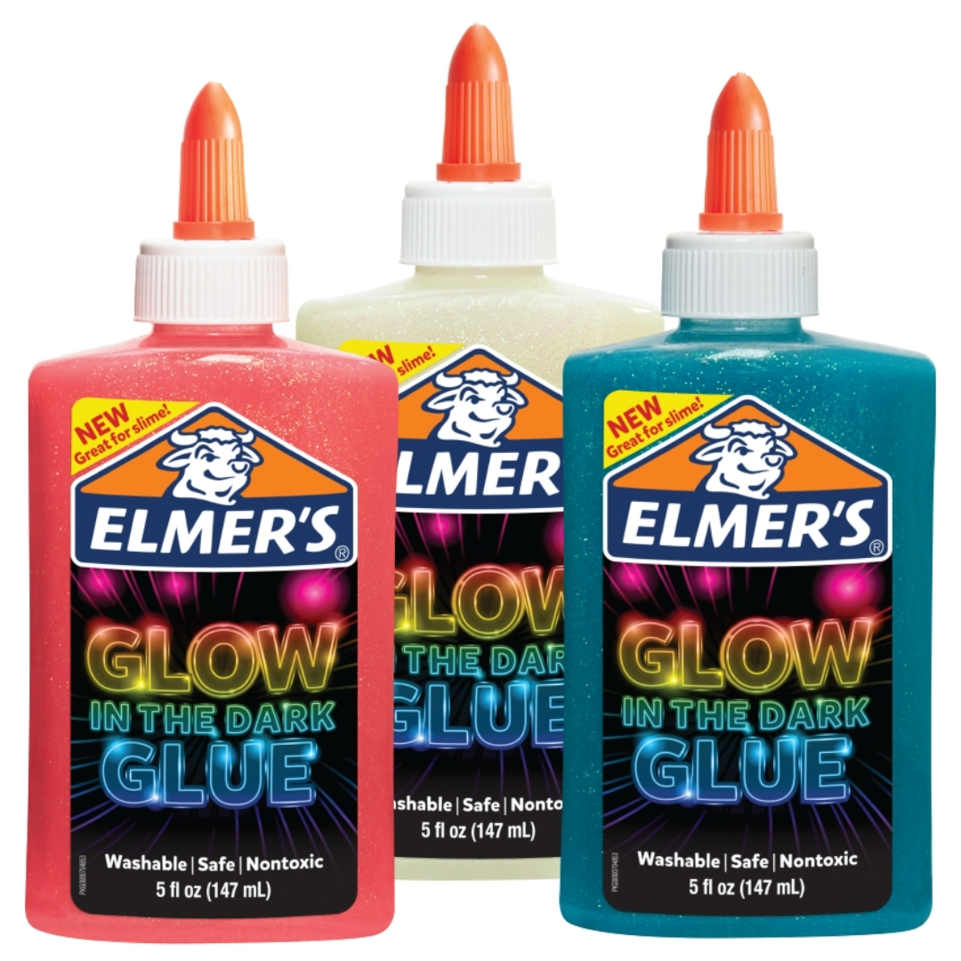 PEGAMENTO PACK X 3 GLOW IN THE DARK ELMER'S 147ML C/U