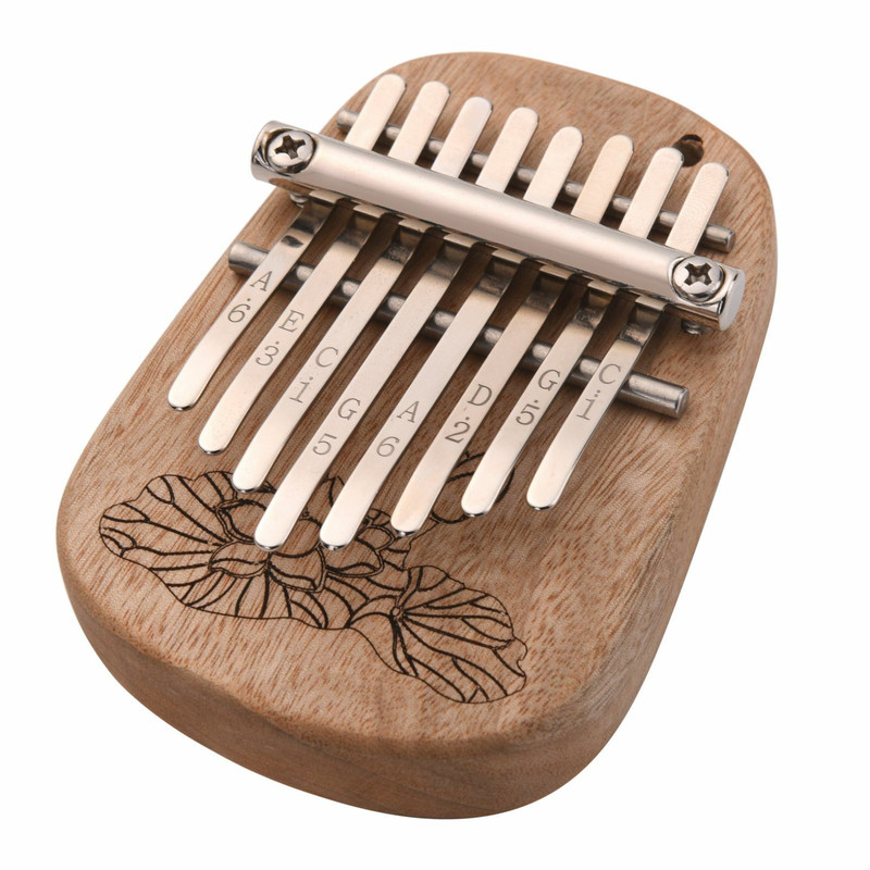 AXIOM Kalimba - 8 Note Timber Thumb Piano  (Camphor Wood)