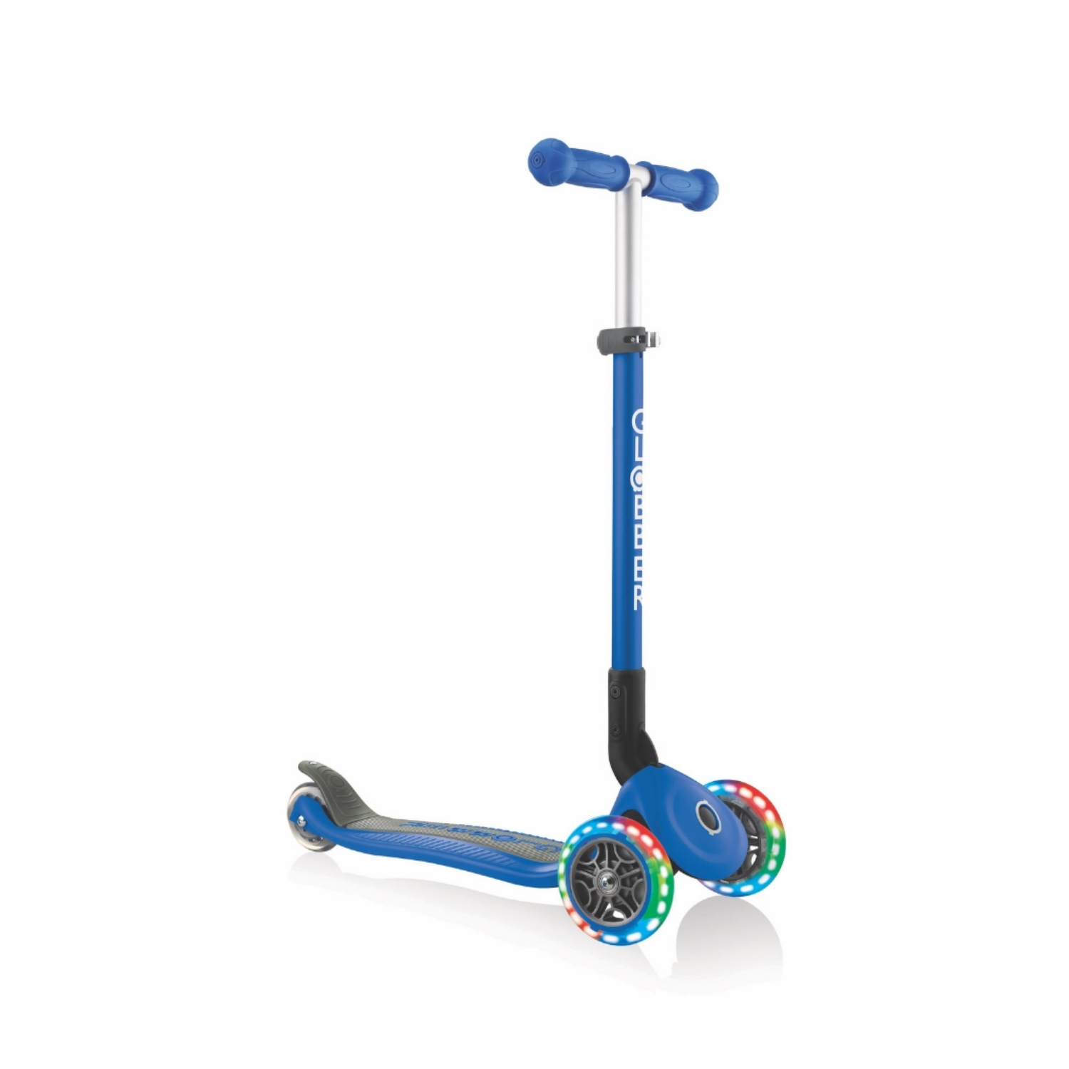 SCOOTER GLOBBER PRIMO PLEGABLE LED AZUL