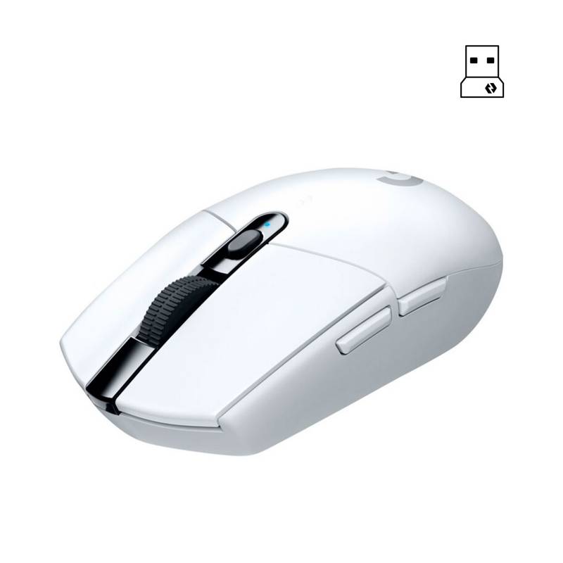 MOUSE LOGITECH G305 LIGTHSPEED INALÁMBRICO BLANCO 910-005289