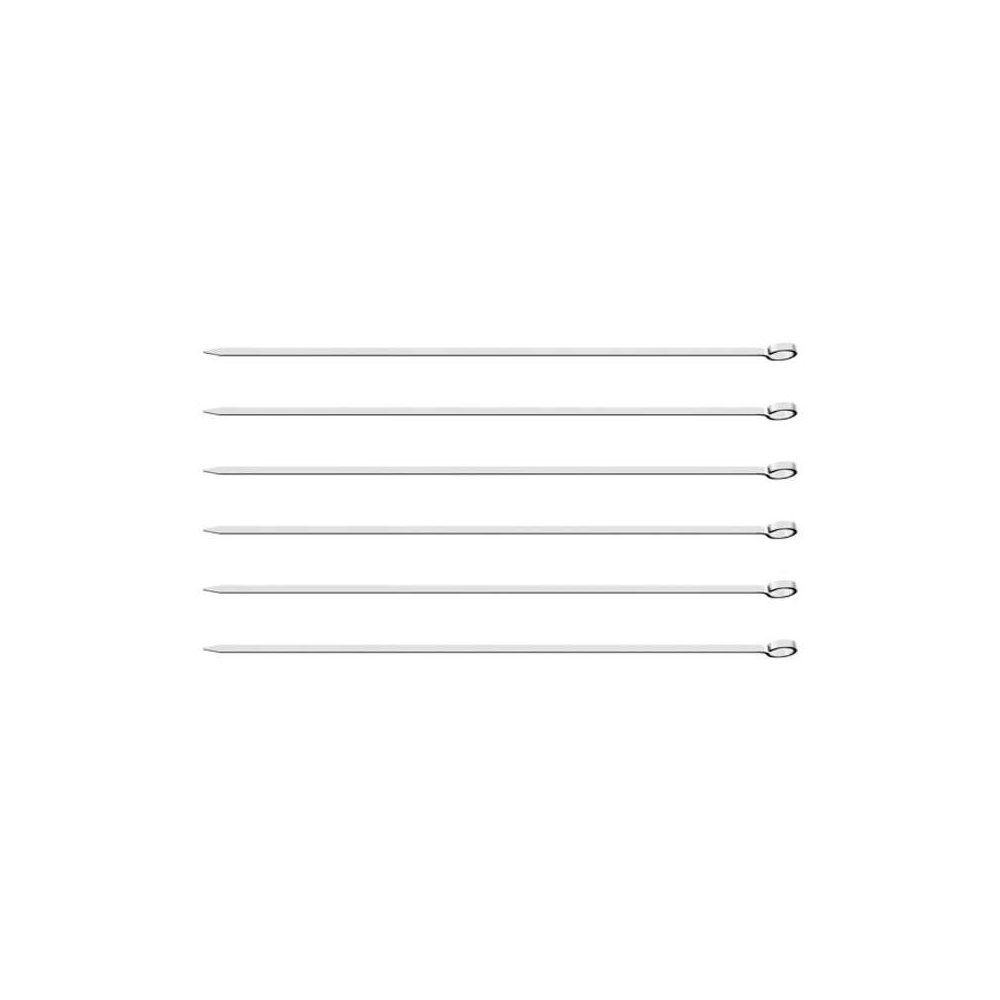 Tramontina 6-Pieces Stainless Steel Churrasco 20cm Skewer Set