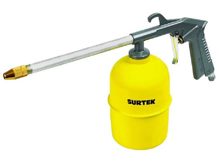 PISTOLA  PULVERIZADORA PARA MOTORES 1000ML SURTEK