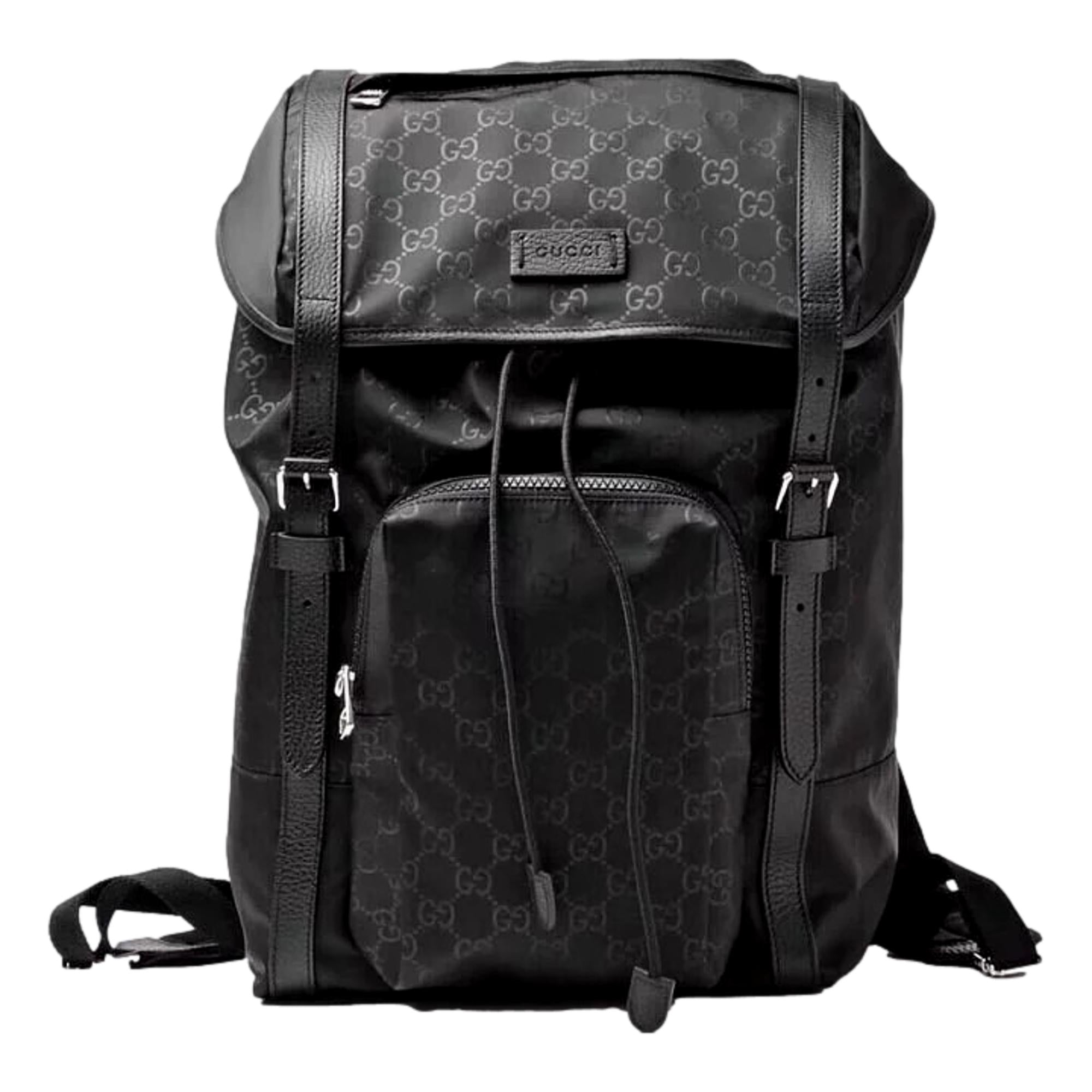 Gucci Guccissima Nylon Travel Backpack