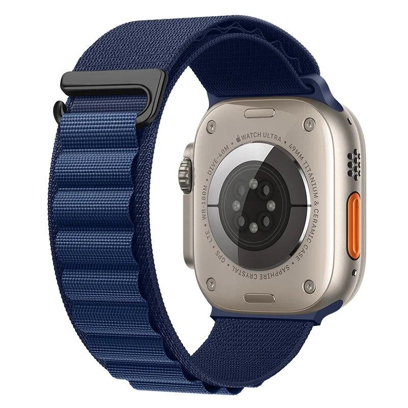 CORREA NYLON PARA APPLE WATCH 44 MM AZUL