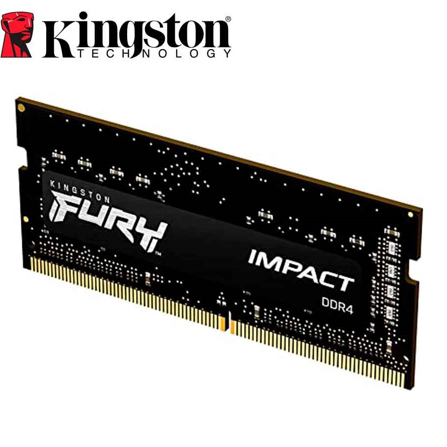 MEMORIA RAM KINGSTON FURY IMPACT 8GB DDR4 3200MHZ CL20 PC4-25600 NEGRO