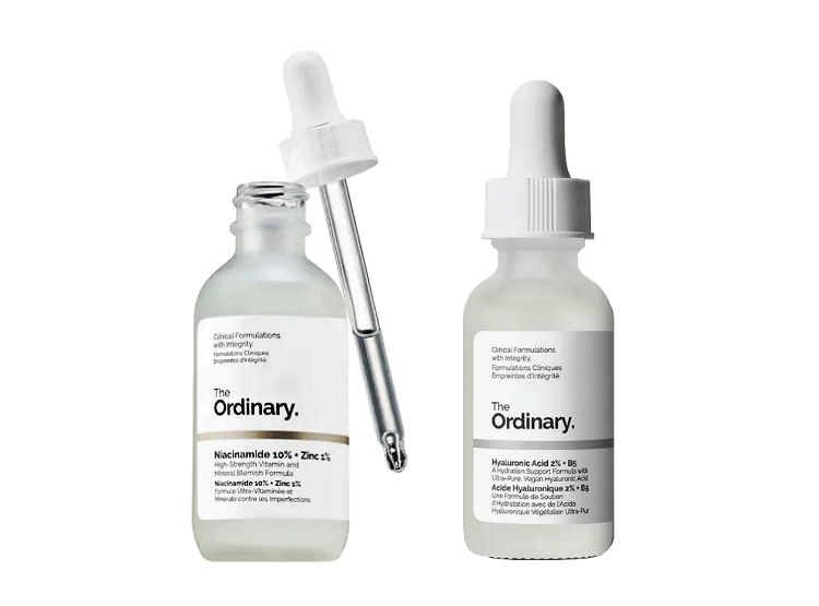 NIACINAMIDE 10% + ZINC 1% Y HYALURONIC ACID 2% + B5 THE ORDINARY DUO PACK 30ML HIDRATANTES