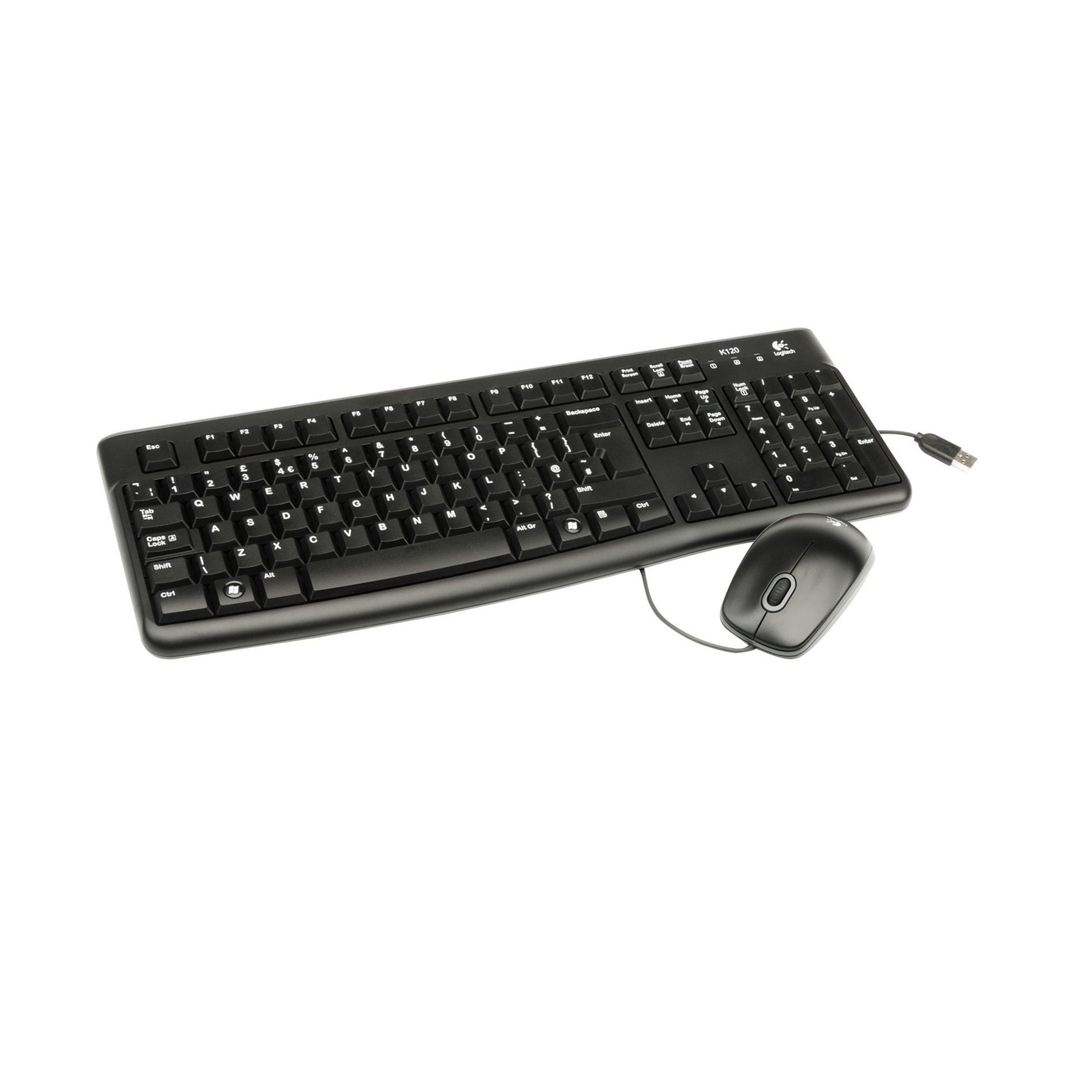 KIT TECLADO Y MOUSE LOGITECH MK120 ALAMBRICO USB