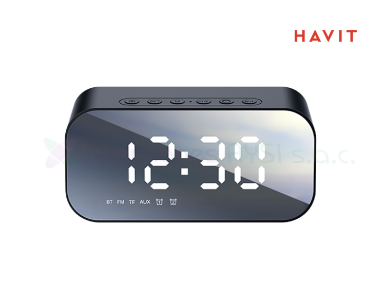 PARLANTE BLUETOOTH CON DESPERTADOR HAVIT M3