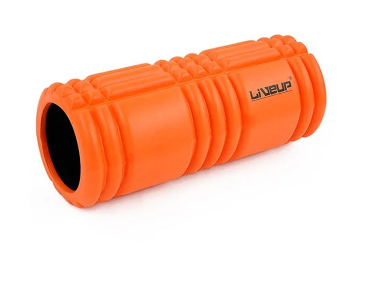 FOAM ROLLER NARANJA 33×14 CM LIVE UP