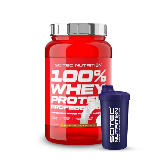 PROTEINA 100% WHEY PROFESSIONAL 2LB CHOCOLATE + SHAKER GRATIS - SCITEC