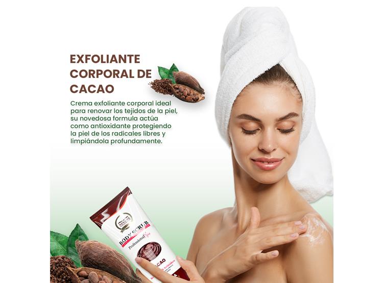 EXFOLIANTE CORPORAL DE CACAO 400G - NEVADA.