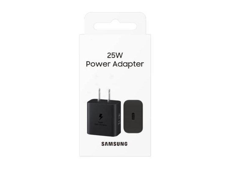 ADAPTADOR SAMSUNG 25W PARA  GALAXY S21 PLUS CARGADOR EDITION ECOLOGICO 2023 - NEGRO