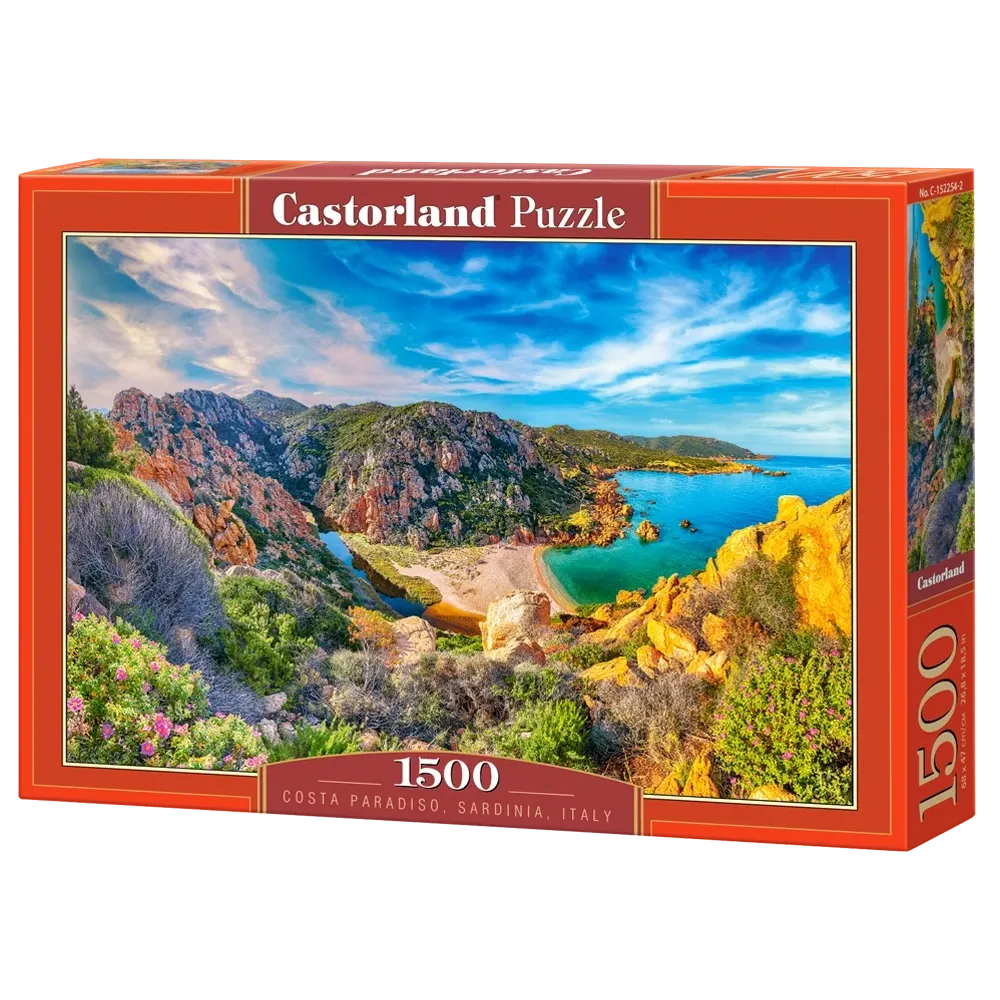 Castorland 1500-Pieces Costa Paradiso Sardinia Italy Puzzle