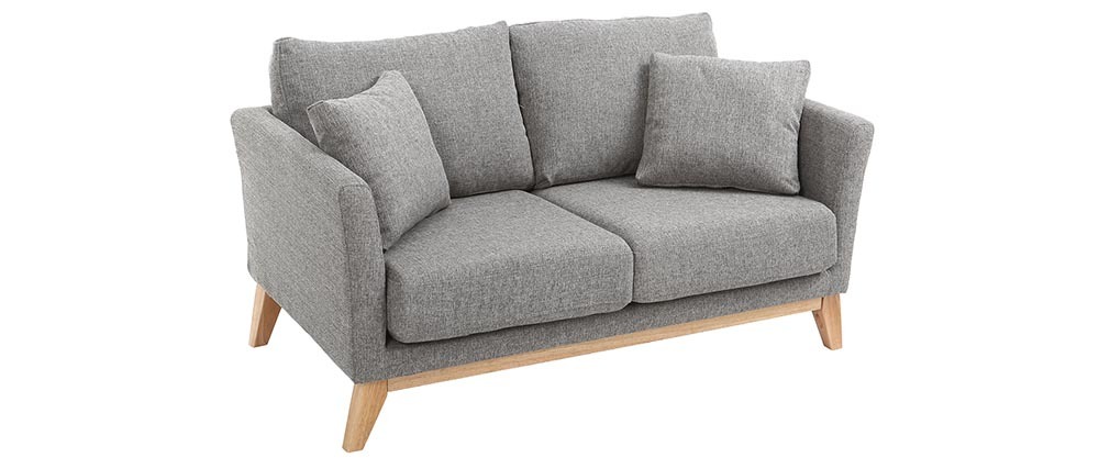 SOFA 2 CUERPOS THOMAS GRIS