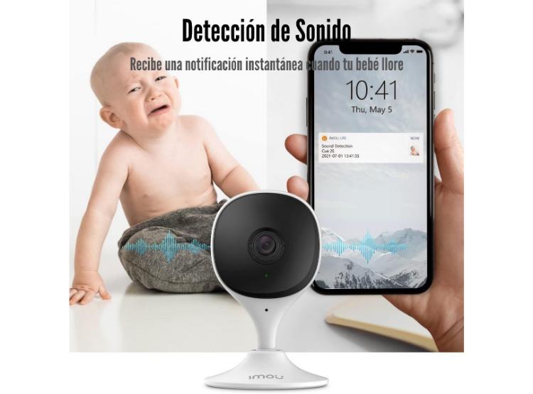 IMOU - CÁMARA WIFI CUE 2 2MP C22EN FULL HD 1080P H.265 - BLANCO