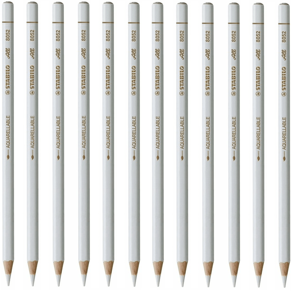 Stabilo 8052 All Pencil (White Aquarellable) [Box 12]