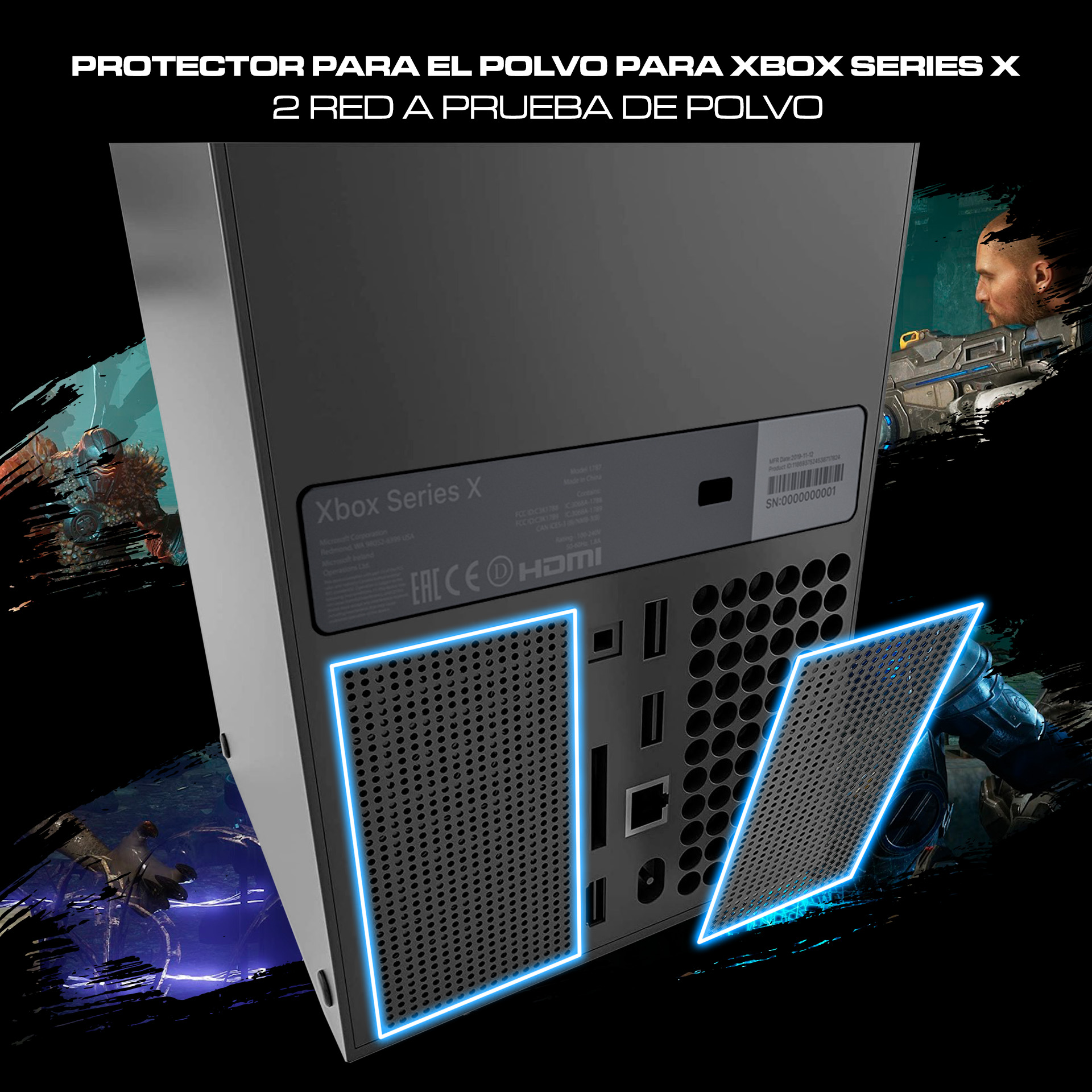 PROTECTOR PARA EL POLVO PARA XBOX SERIES X