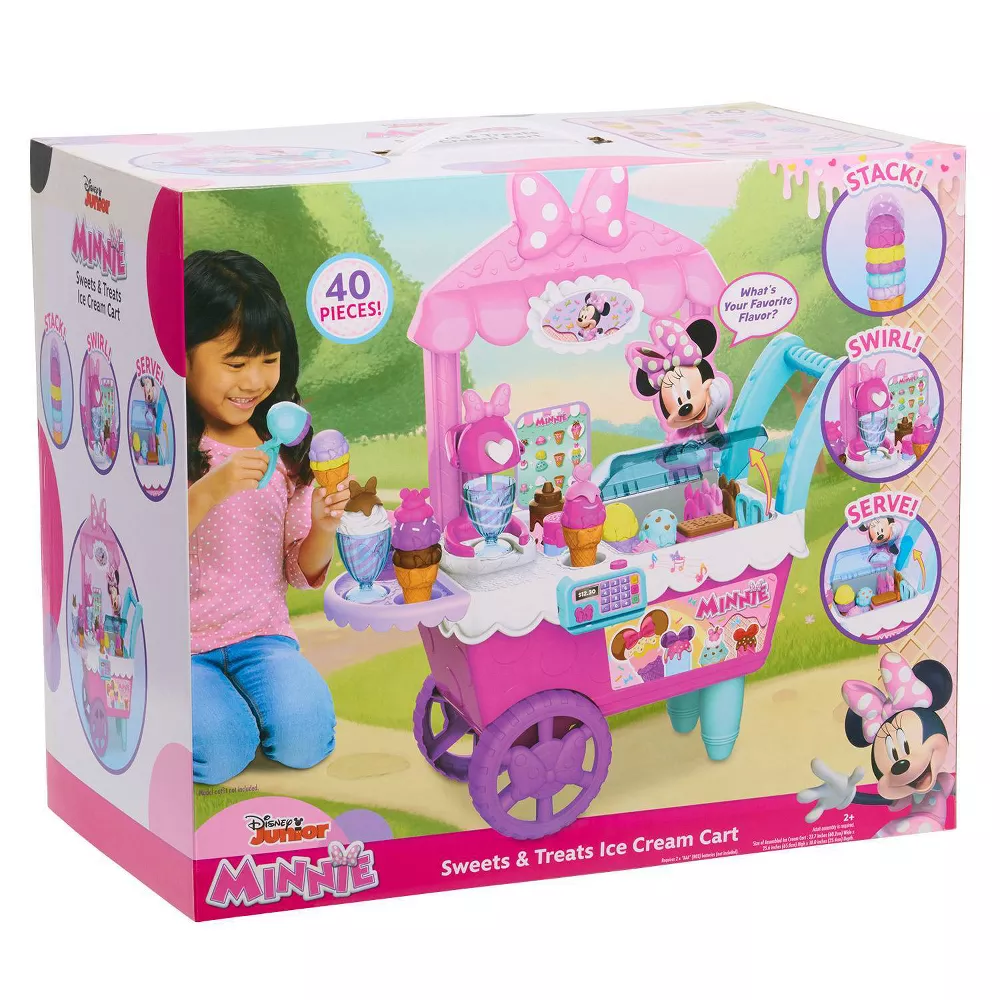 MINNIE MOUSE SET DE CARRITO DE HELADOS