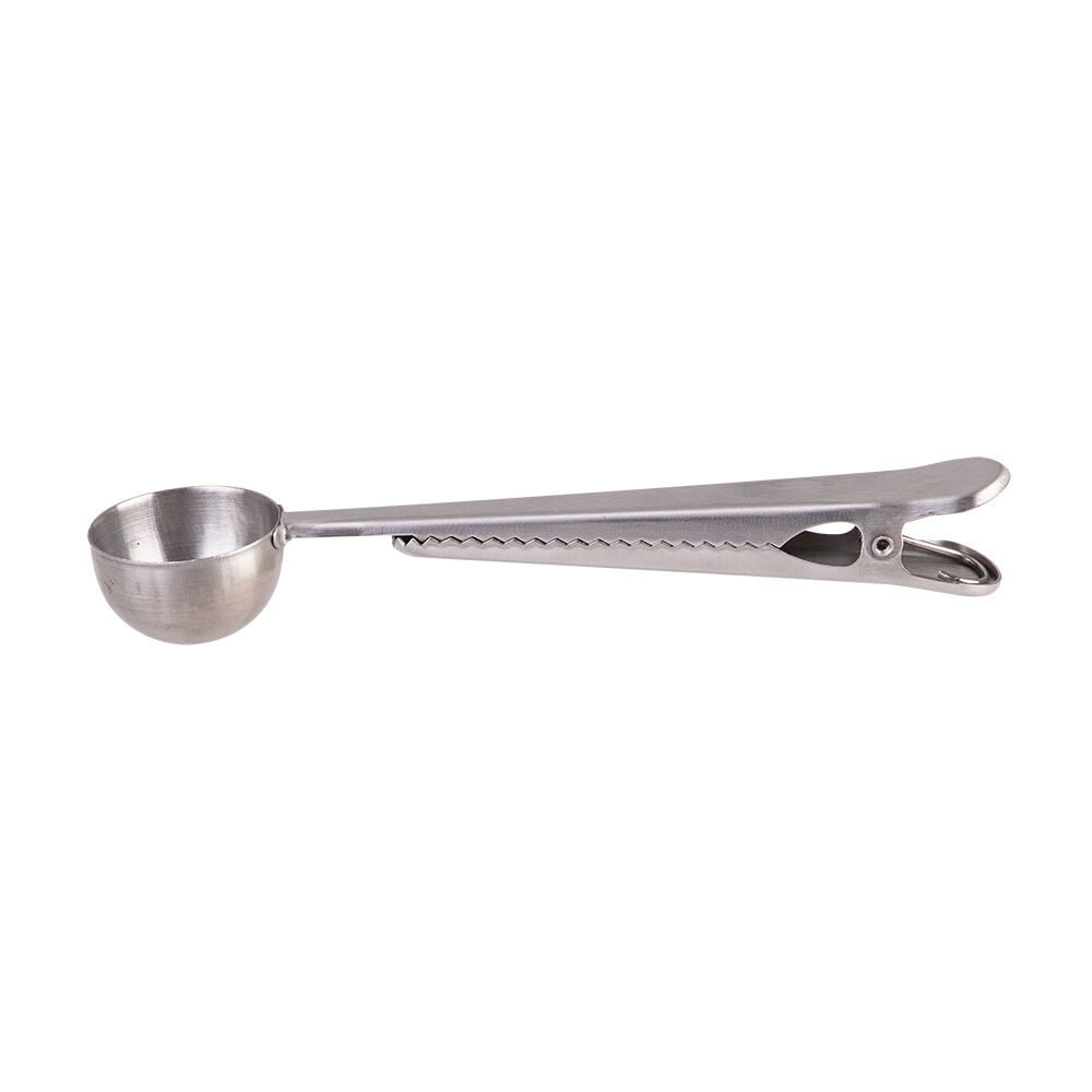 Casabarista Stainless Steel Coffee Scoop Clip Spoon Tablespoon 15ml Silver