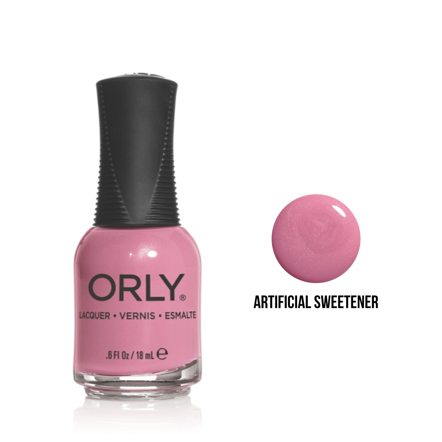 ESMALTE ORLY ARTIFICIAL SWEETENER FRASCO 18 ML