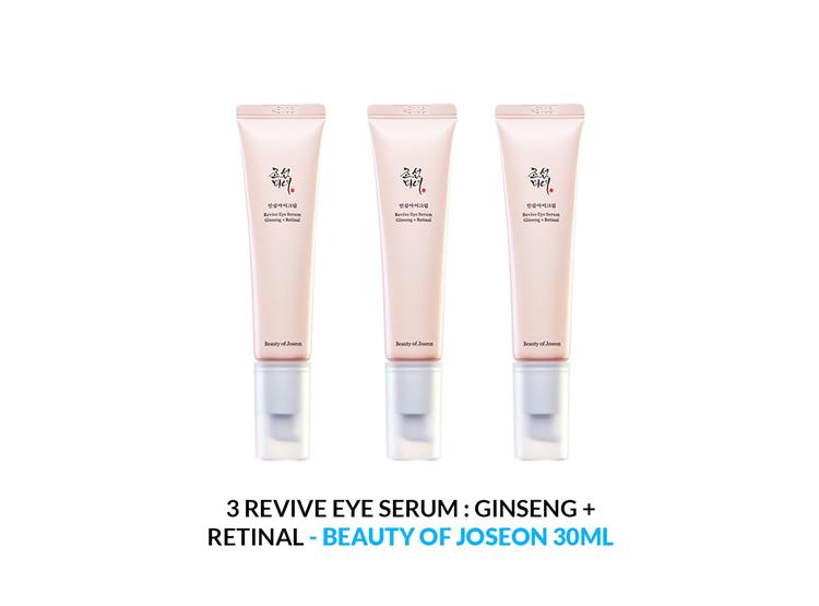 3 REVIVE EYE SERUM GINSENG RETINAL 30 ML - BEAUTY OF JOSEON