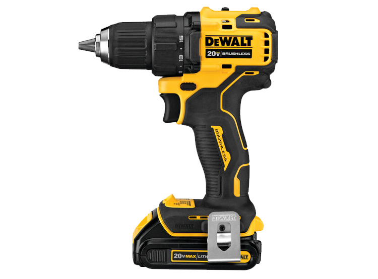 TALADRO ATORNILLADOR DEWALT DCD708D2-B2 1/2' 20V XR V.V.R. C.C. ATOMIC