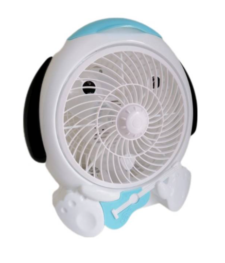 VENTILADOR PARA ESCRITORIO DISEÑO OSO CELESTE