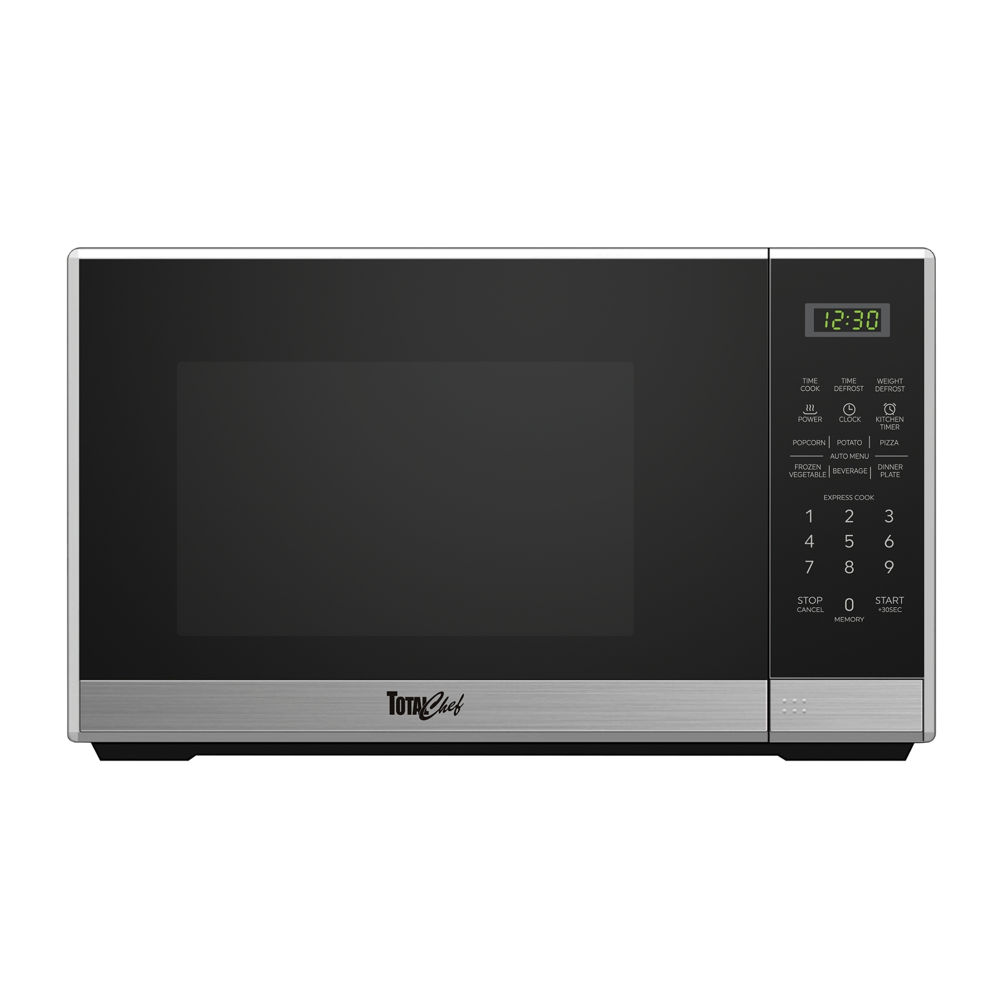 Total Chef 1100W Microwave Oven 34L Black