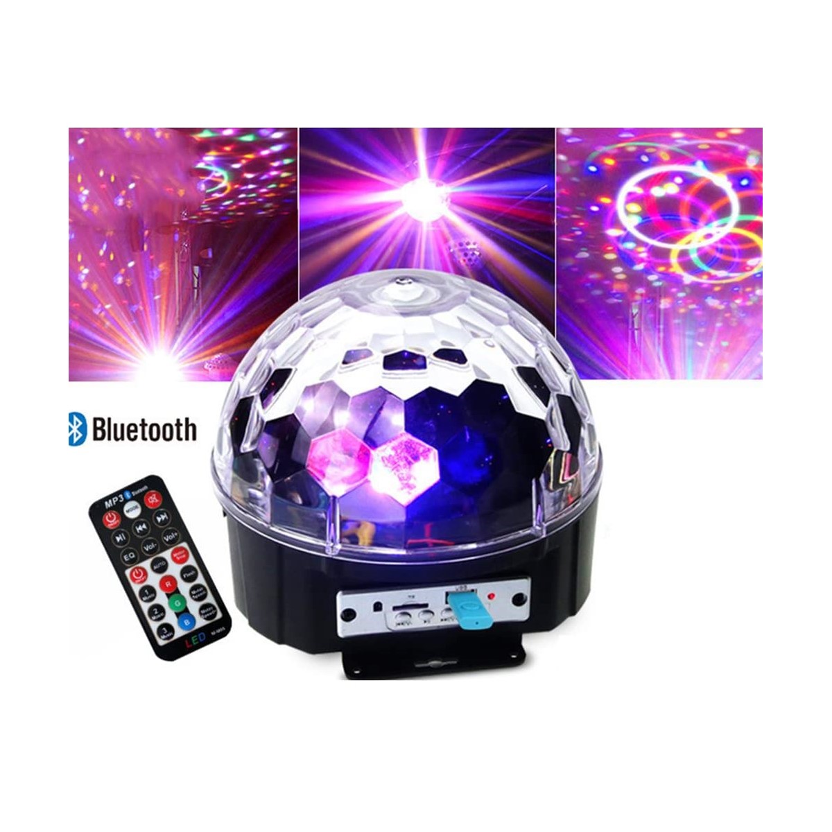 LUCES PARLANTE MUSICAL BLUETOOTH / MAGIC BALL LED USB