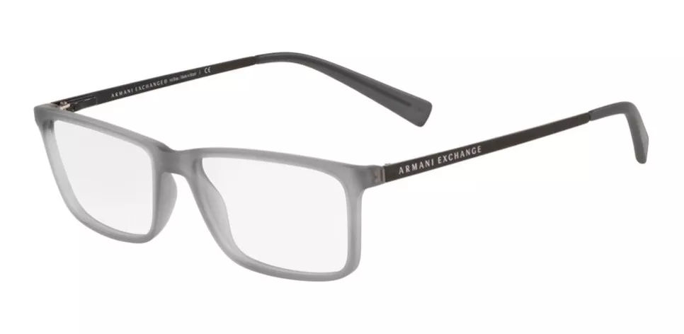 LENTES MONTURAS ARMANI EXCHANGE AX3027 GRIS Y NEGRO ORIGINAL