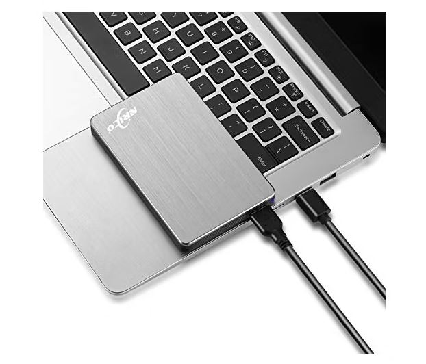 DISCO DURO EXTERNO PORTÁTIL NRICO DE 320 GB USB 3.0 HDD DE 25' COMPATIBLE CON PC MAC ESCRITORIO PS4 320 GB GRIS